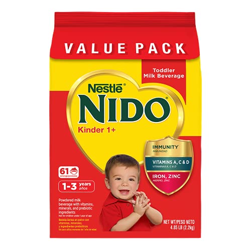 Nido Nestle Kinder 1+ Toddler Milk Beverage Powder, 77.6 Oz