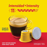 Café Bustelo Coffee Espresso Dark Roast Coffee, 40 Count Capsules for Espresso Machines, 11 Intensity