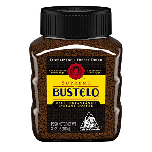 Supreme by Bustelo Freeze Dried Instant Coffee, 3.52 Ounce (Pack of 12)