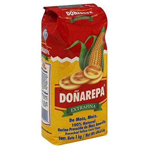 Doña Arepa Extrafina Yellow Corn Flour 35oz 6 Pack