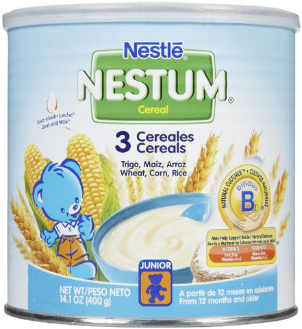 Nestum 3 Cereals - Wheat, Corn and Rice (14.1 Ounce (Pack of 1))