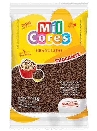 Chocolate Granulado Chocolate Sprinkles 17.64oz (500gr) Mil Cores