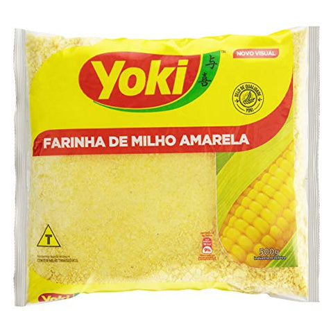 Yoki Yellow Corn Flour - Farinha Biju De Milho Amarela 500g
