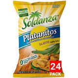 Soldanza Lightly Salted Plantain Chips, 2.5 Ounce (Pack of 24)