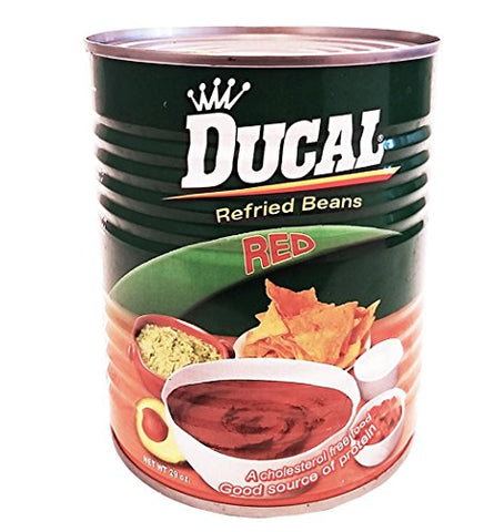 Ducal Refried Red Beans 29 oz - Frijoles Rojos Refritos (Pack of 1)