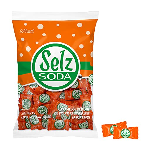 Selz Soda Lemon Powder Filled Hard Candy 14.82 Oz by Selz Soda