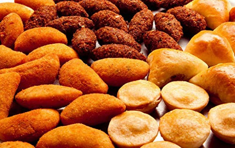 Brazilian Party Tray Assorted Appetizers Kit Festa Salgadinhos Variados, Coxinhas and More