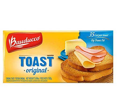 Bauducco Toast, Original, 5.64 Ounce (Pack of 16) - Packaging may vary
