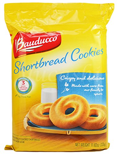 Bauducco Shortbread Cookies 11.82-Ounce (Pack of 4)
