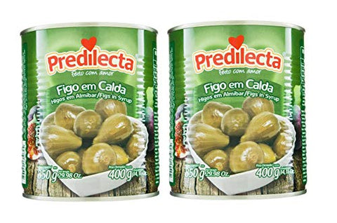 Predilecta - Whole Figs in Syrup - 14.10oz (PACK OF 02) | Figo em Calda Inteiro - 400g
