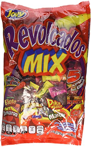 Jovy Revolcaditos Mix Assorted Flavored Candies with Chili| 5lb Bag | Mexican Candy