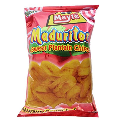 Mayte Sweet Plantain Chips 3.04 Oz - Maduritos Dulce