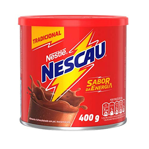 Nestlé Nescau Achocolatado em Pó 400 g | Chocolate Powder 14.1oz (Pack of 01)