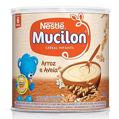 Nestlé Mucilon Arroz e Aveia 400g