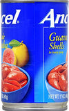 Ancel Guava Shells in Heavy Syrup, 17 Ounce (Pack of 24)