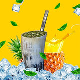Barão de Cotegipe Yerba Mate - Erva Mate Chimarrão Abacaxi Menta - Tereré Iced Tea Fruity Flavors 17.6Oz 500g (Pineapple Mint, Pack of 1)
