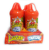 Lucas Muecas Mango Flavored Lollipop with Chili Powder Mexican Candy, 10 Pieces