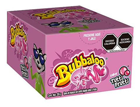 Adams Bubbaloo Bubble Gum Tutti Frutti