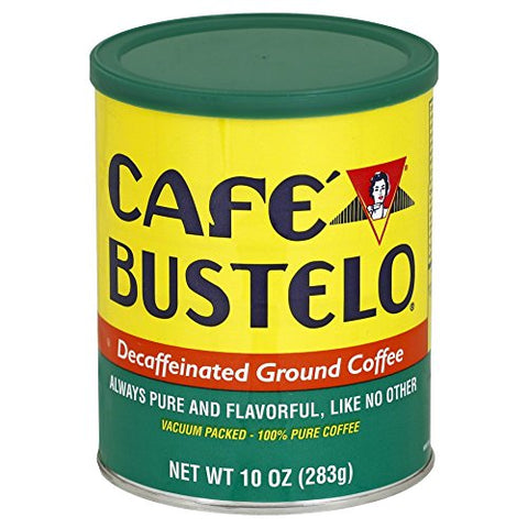 Bustelo Decaffeinated Ground Coffee Can, 10 oz Packaging May Vary