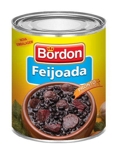 Bordon Bean Stew Brazilian Can 15.16 oz Feijoada Brasileira em Lata 430g, 1 Count
