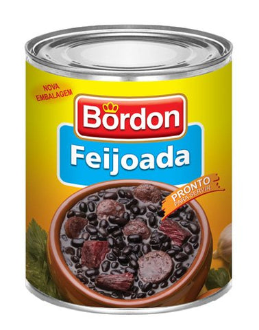Bordon Bean Stew Brazilian Can 15.16 oz Feijoada Brasileira em Lata 430g, 1 Count