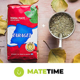 BALIBETOV Starter Mate Kit - Includes Stainless Steel Yerba Mate Cup (Yerba Mate Gourd), Yerba Mate Tea Taragui (1Lb) , 2 Bombilla Mate (Yerba Mate Straw), and Cleaning Brush (Black)