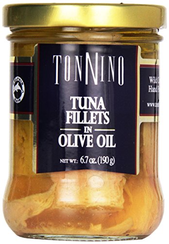 Tonnino Yellowfin Tuna Fillets in Olive Oil 6.7 Oz. Jar