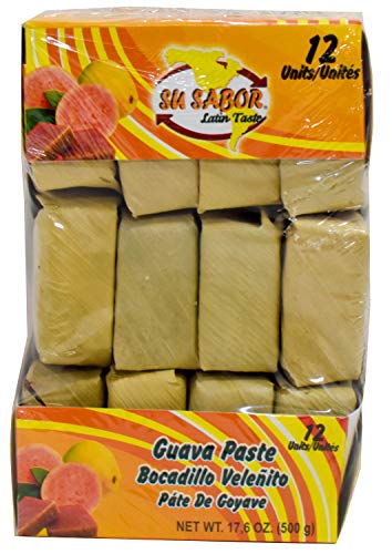 SU SABOR Guava Paste Bocadillo Veleñito 12 units 17.6 ounces /500 grams