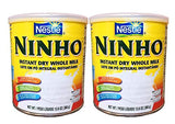 Nestlé - Ninho - Instant Dry Whole Milk - 12.7 Oz (PACK OF 2) | Leite Em Pó Integral Instantâneo - 360g