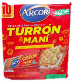 Arcor Turron & Mani 10 Wafers!