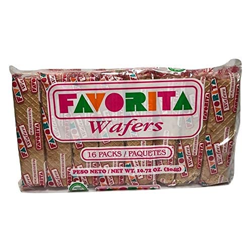 (16 Pk.) of Favorita Wafers (Galletas Favorita from Puerto Rico)