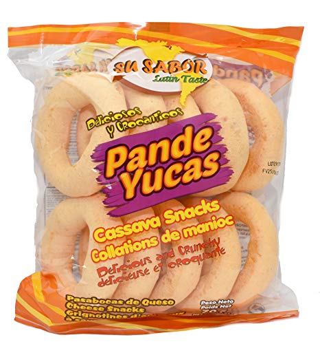 Su Sabor Cassava and cheese Snack / PandeYucas 2.5 ounces (70 grams)