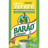 Barão de Cotegipe Yerba Mate - Erva Mate Chimarrão Abacaxi Menta - Tereré Iced Tea Fruity Flavors 17.6Oz 500g (Pineapple Mint, Pack of 1)