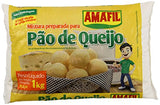Amafil Bread Mix Pao de Queijo Pan De Queso, 1kg GLUTEN FREE, cheese, 35.2 Ounce