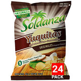 Soldanza Yuca/Cassava Chips, 1.59 Oz (Pack of 24)