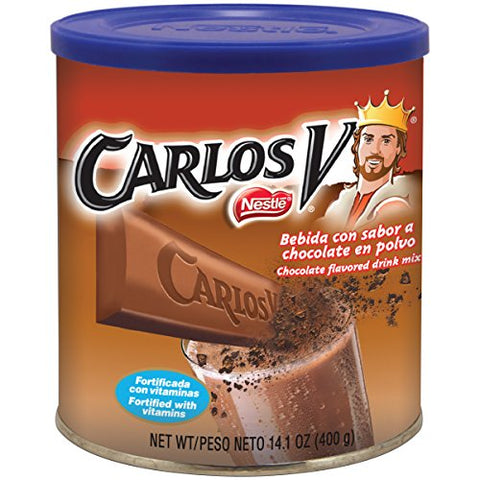 Carlos V Chocolate Flavored Drink Mix, 14.1 oz,Brown,1013