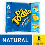 Detodito Colombiano Natural (12 pack) Each pack comes with Pork Crackling, crispiest potato chips & plantain chips with Natural flavor snacks for Snack lovers Colombian snack mecato colombiano Colombian food Colombian Candy.