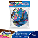 Nucita Trisabor Confites Bags | Delicious On-The-Go Treat | Candy for Children | 4 Pieces in Each Bag | Chocolate, Vanilla & Strawberry Flavors | 2.8 Ounce (Pack of 12)