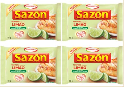 Sazon - Tempero de Limão ||Lime Seasoning (PACK OF 4) 60g