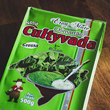 Circle of Drink - Cultyvada Medium Cut (Moida Grossa) Chimarrao Erva Mate - Gourmet - Non-Aged - Super Fresh Green Brazilian Yerba Mate - Vacuum Sealed - 1.1 LB - 500g (1 PACK)