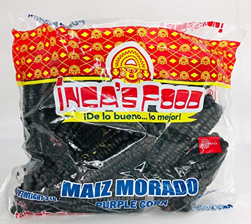 INCA'S FOOD MAIZ MORADO FAMILIAR 3 lb - Dried Purple Corn, Family Size