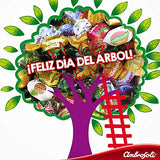 Dulces Arbolito Ambrosoli. Traditional Chilean Assorted Fruit Hard Candies. 430 Grms Bag (0.95 Lb) 100 Pieces.