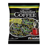 Florestal Coffee Candy, Authentic Real Brazilian Coffee Flavored Hard Treats - Gluten Free - 136 Pieces - 1 Bag (500 g)