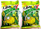 2 - Limon 7 Paleta Lollipop Covered with Lemon & Salt Powder Candy - 30 pcs Each