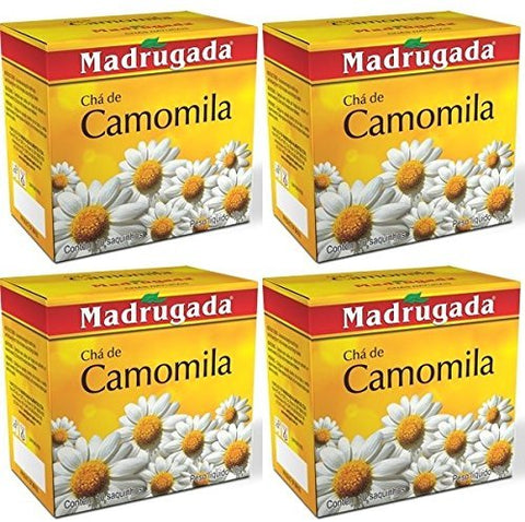 Madrugada Chamomile Tea 0.5oz | Cha de Camomila 15g (Pack of 04)