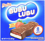 Ricolino Bubulubu Chocolate, Strawberry, 8 Count