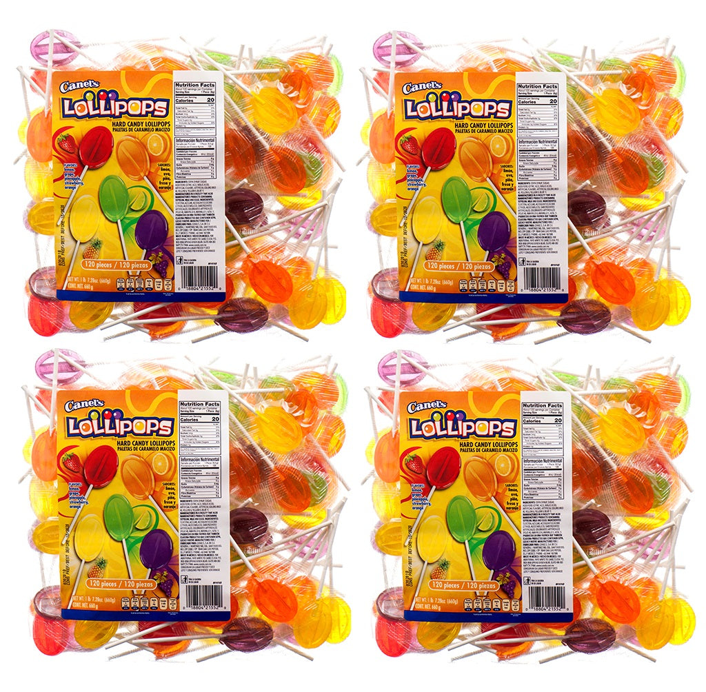 4 PACK - CANEL'S - Piñata Candy & Lollipops.