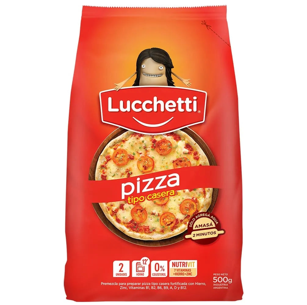 LUCCHETTI Premezcla para Ñoquis, Torta Fritas y Pizza.