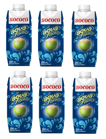 6 PACK - SOCOCO - Agua de Coco.